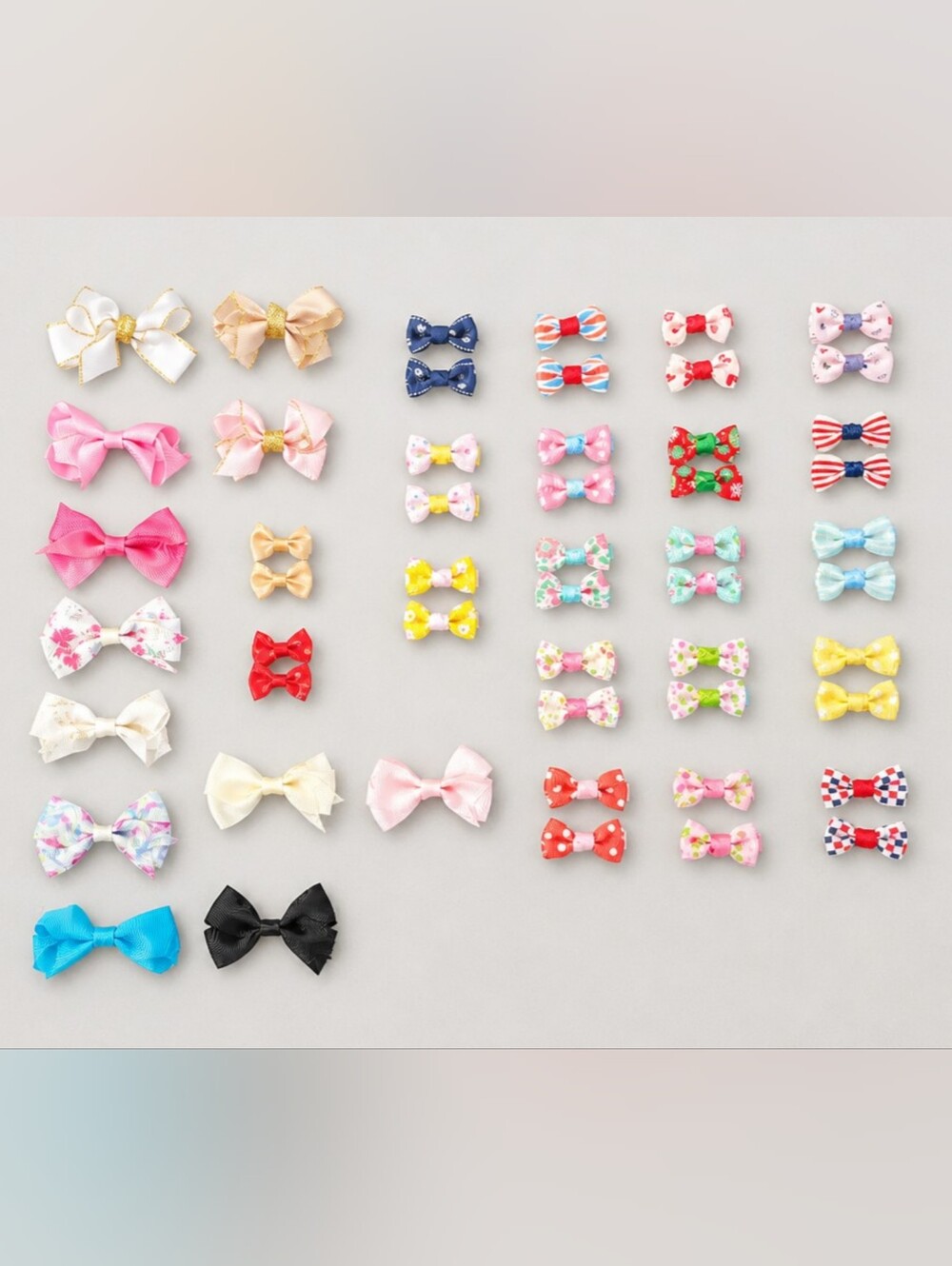 NEW Dog Grooming Bow Lot – Assorted Colors & Styles